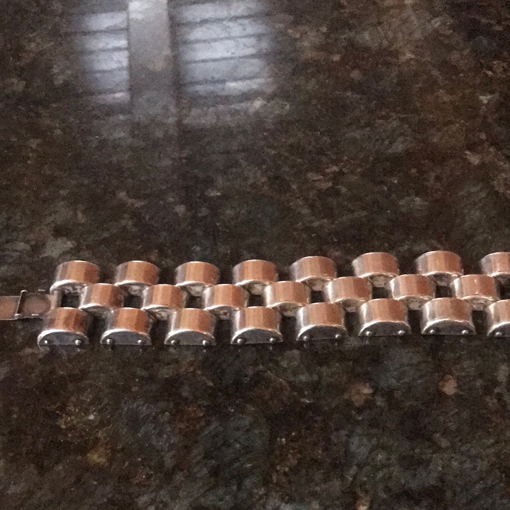 Sterling silver link bracelet🌺